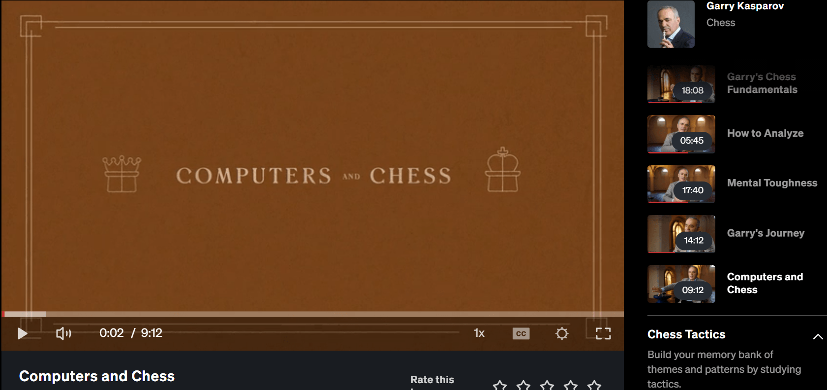 garry casparov computer vs chess