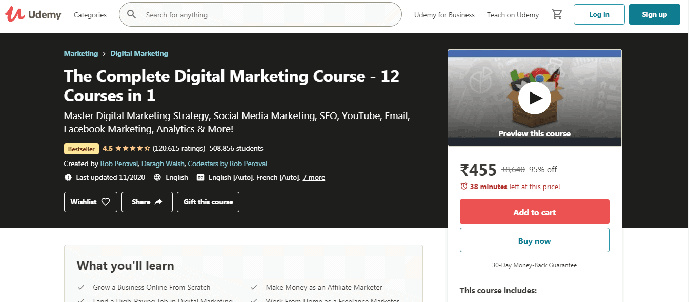 Best Udemy Courses - Digital Marketing
