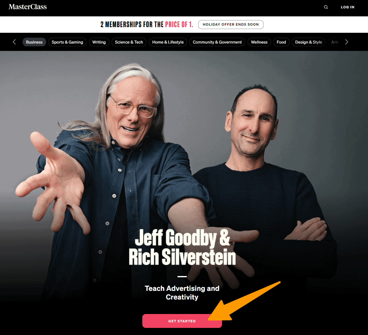 Jeff Goodby and Rich Silverstein Masterclass Review