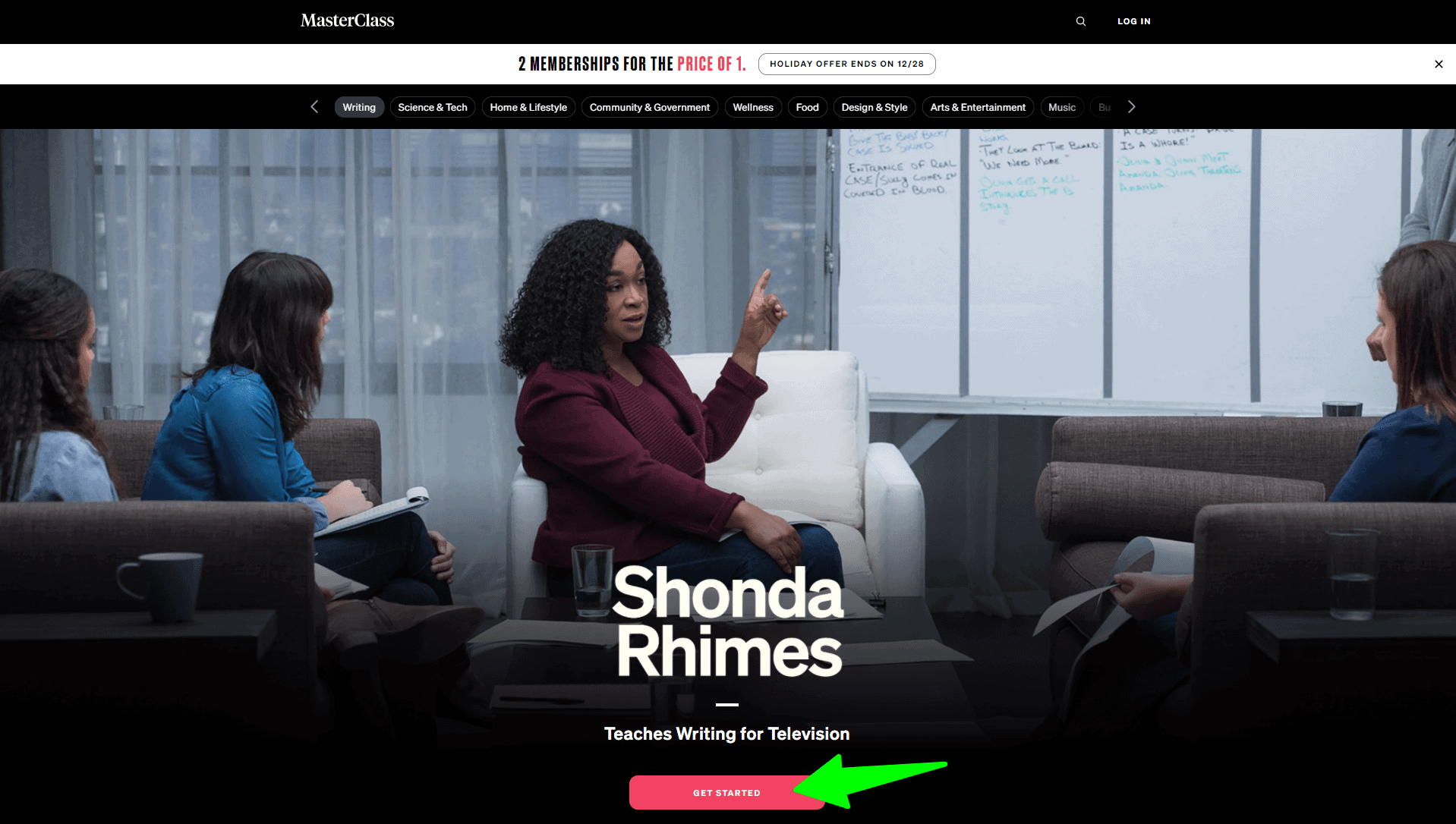Shonda Rimes Masterclass Review- Teaching