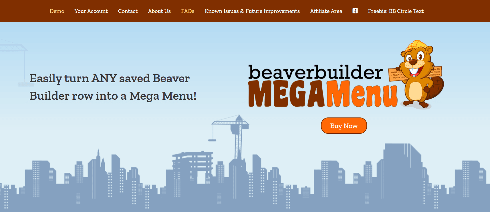 Beaver Builder Mega Menu Overview