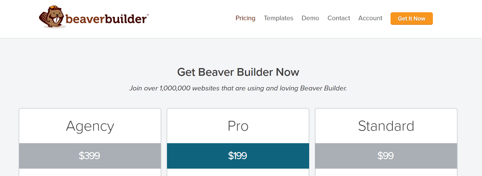 beaver builder discount coupon - pricing plans