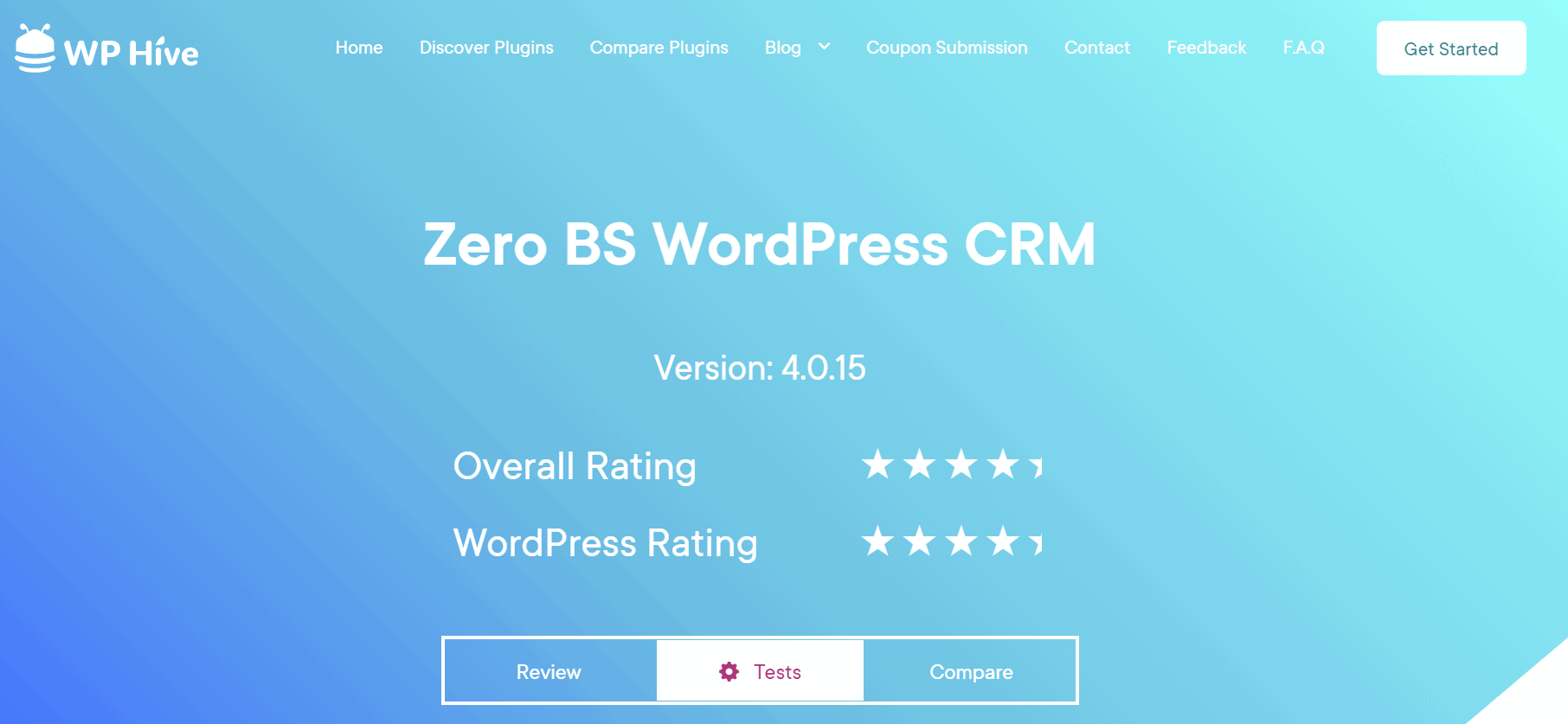 zero bs - WordPress CRM Plugins