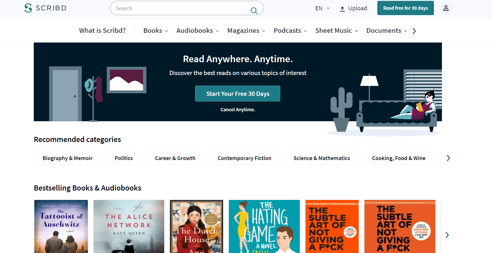 Scribd - Sites For Document Sharing