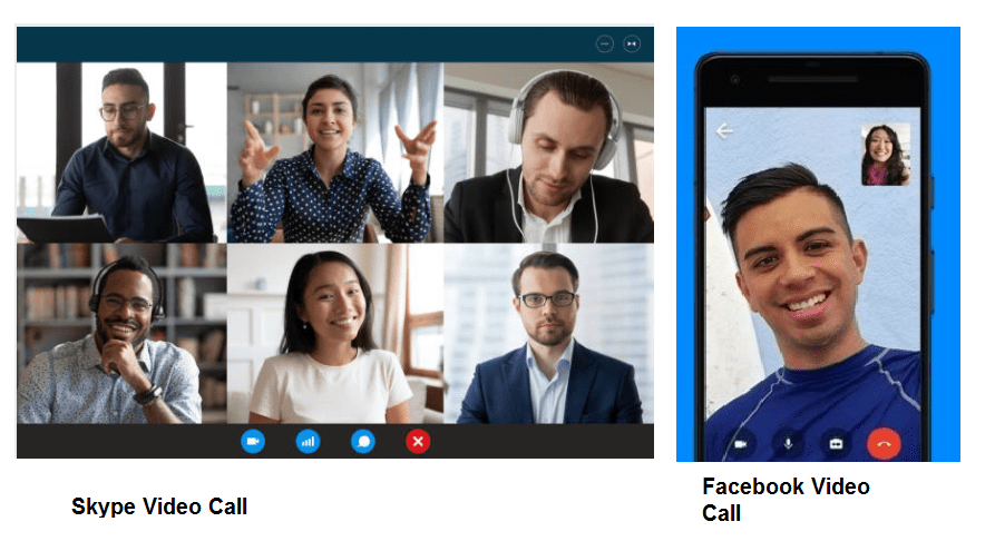 skype facebook video call difference