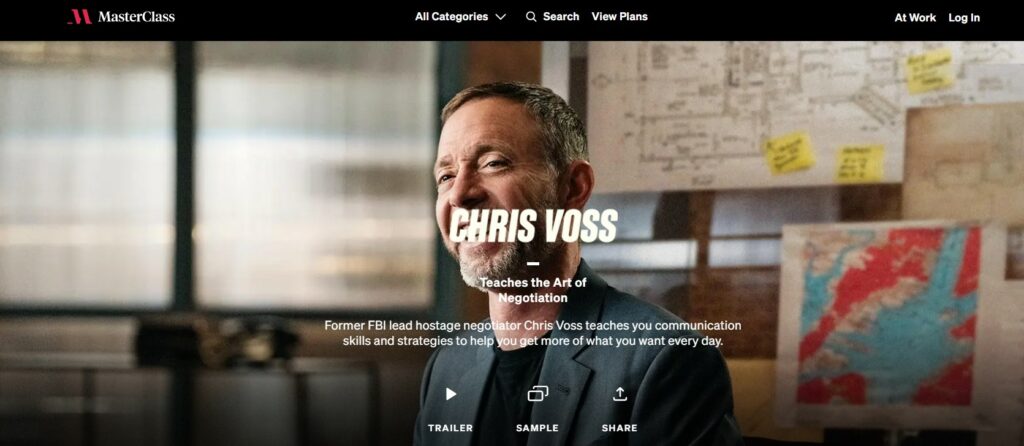 Chris Voss Teaches the Art of Negotiation – MasterClass