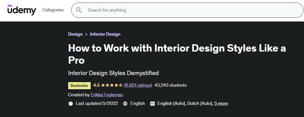 Learn How To Work With Interior Design Styles Like A Pro