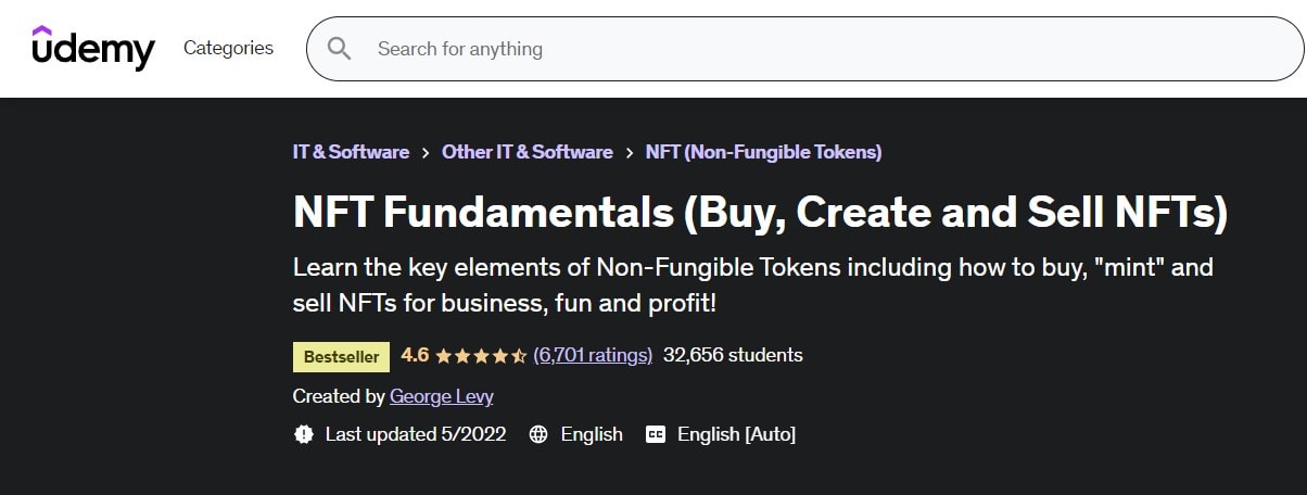 NFT Fundamentals (Buy, Create and Sell NFTs)