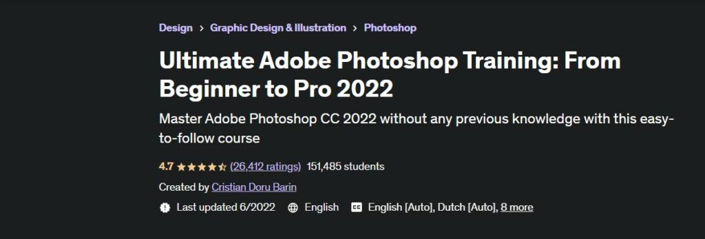 Ultimate Photoshop Training Beginner to Pro