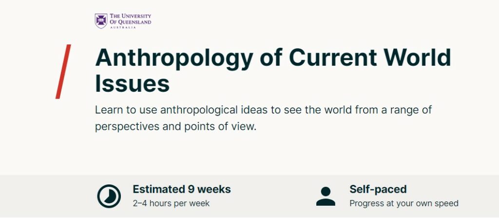 Anthropology of Current World Issues