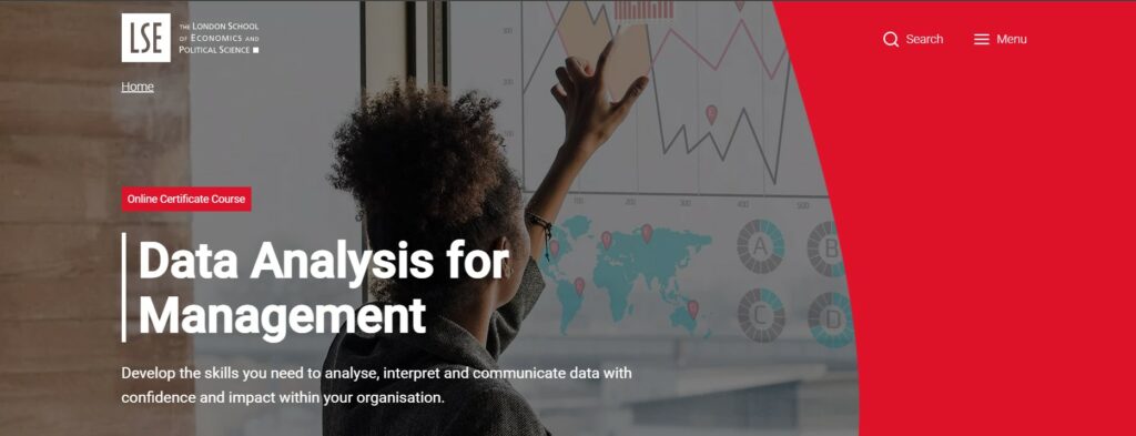 data analysis for management