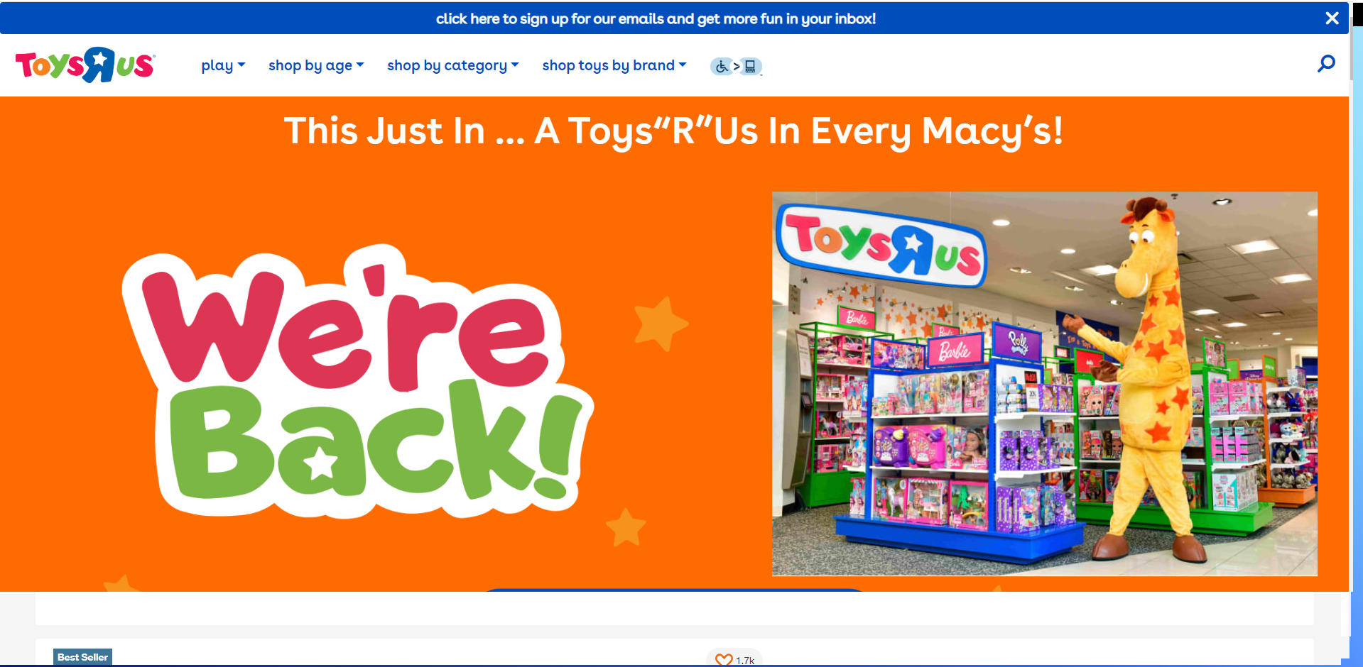 toysrus / Best Online Shopping Websites