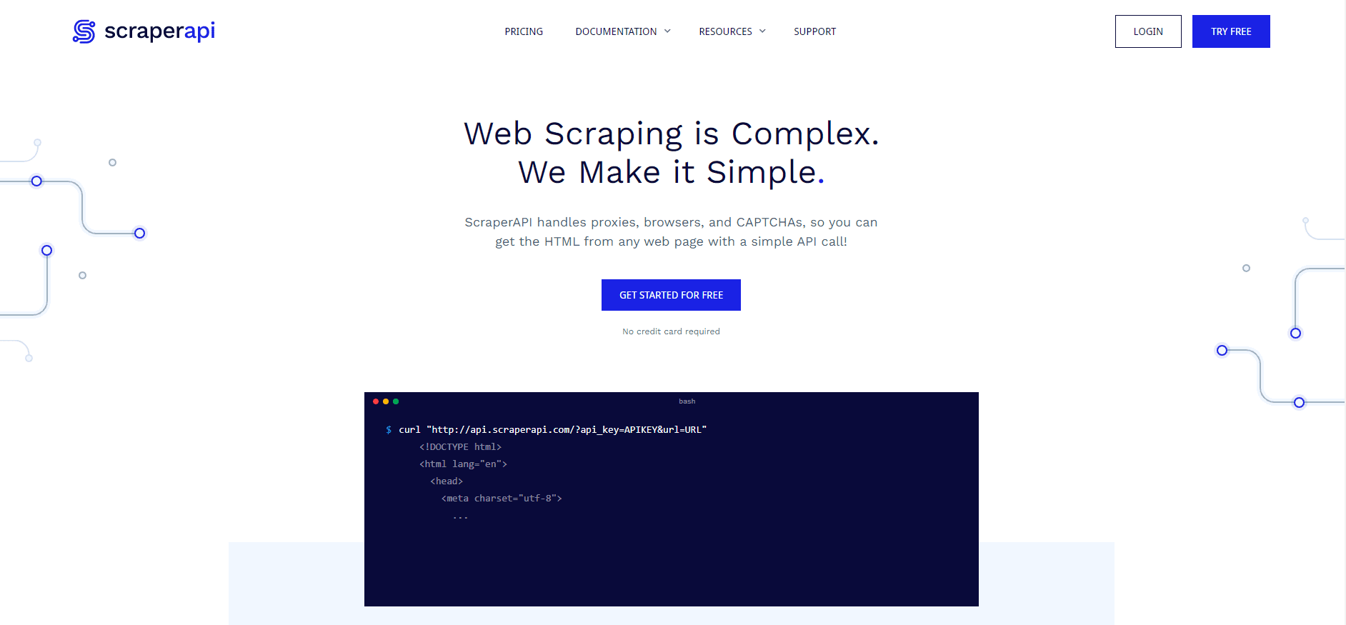 Scraper API Overview