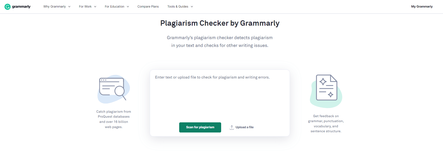 Grammarly Plagiarism Checkers