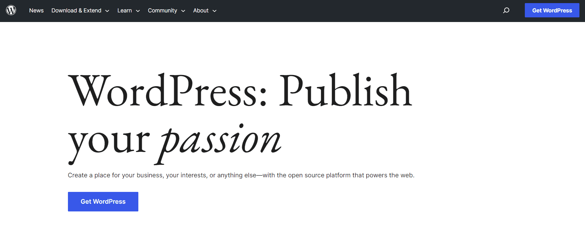 WordPress.org Overview