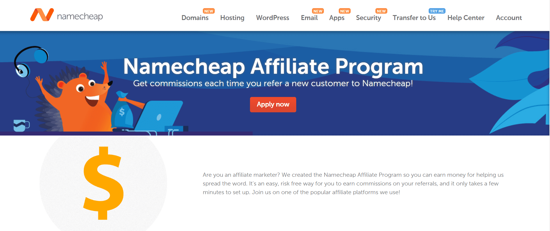 NameCheap Affiliate Programs